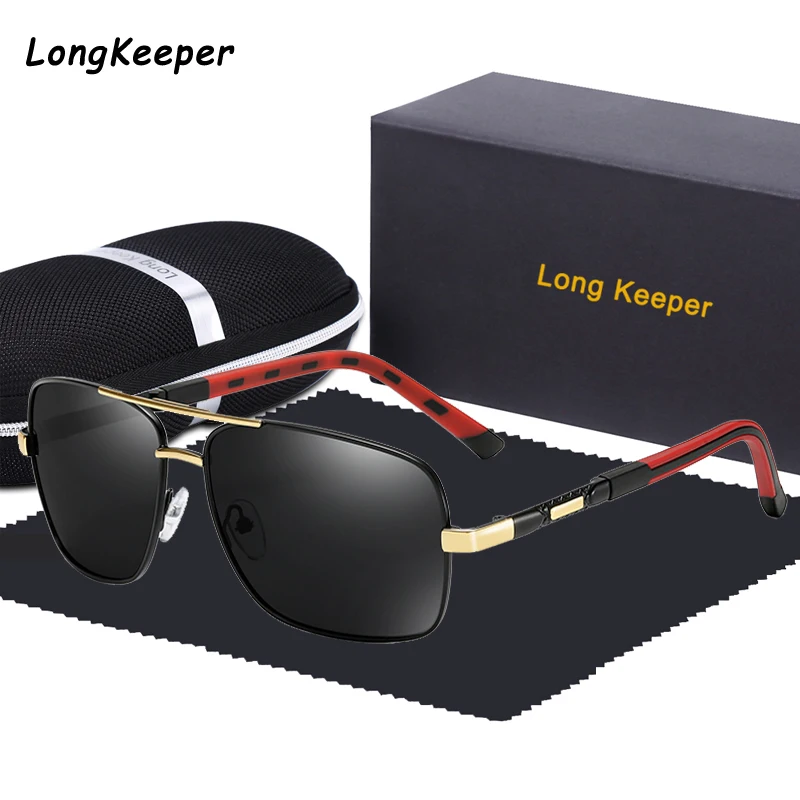

Mens Polarized Pilot Alloy Frame Sunglasses Men Brand Design Pilot Sun Glasses Goggles Coating Lens Driving Eyewear For Men/Wome