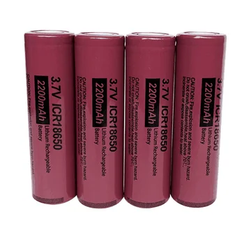 

40Pcs*PKCELL ICR 18650 ICR18650 3.7V Liion Rechargeable Battery 2200mAh for Flashlight torch headlight,vape,ecig flat top no PCM
