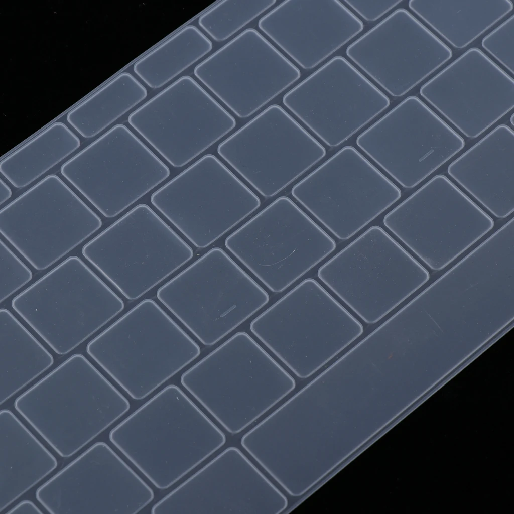Ultra Thin Silicone Cover Skin for MacBook Pro Touch Bar A1708 Laptop Keyboard Waterproof Dustproof Transparency Protector Film