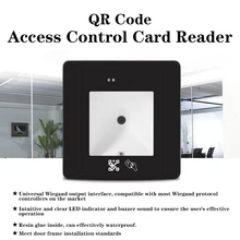 Smart QR Code Access Control Card Reader Fast Speed Recognize 2D Barcode Scanner Support WG, RS232/485,TCP/IP
