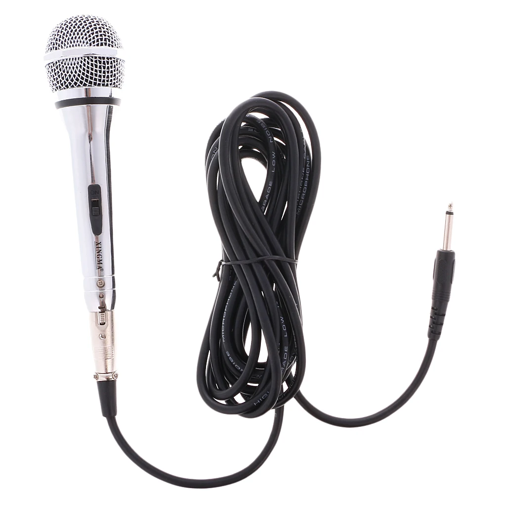 Professional Moving Coil Handheld Dynamic Microphone with XLR Cable  New