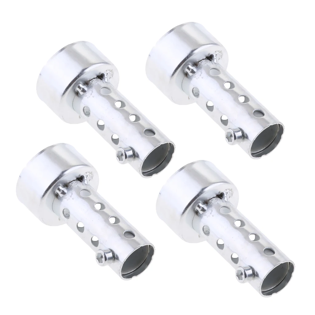 4pcs 80mm Long Exhaust Baffle Fits 44-46mm Exhaust Pipes (Baffle O.D. 45mm)