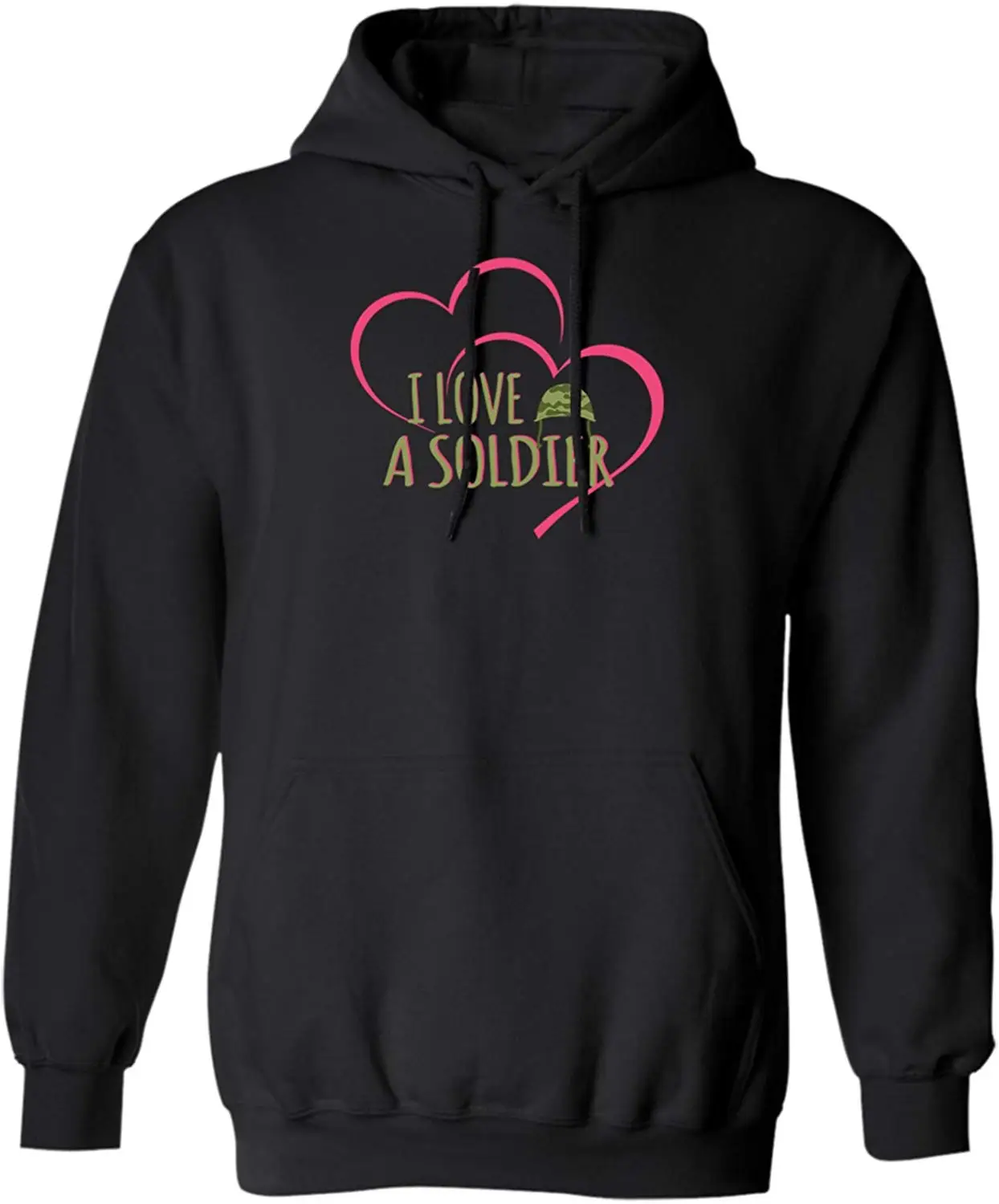 I Love A Soldier-Women Army Soldiers Gift-Girlfriend Boyfriend Hoodie |