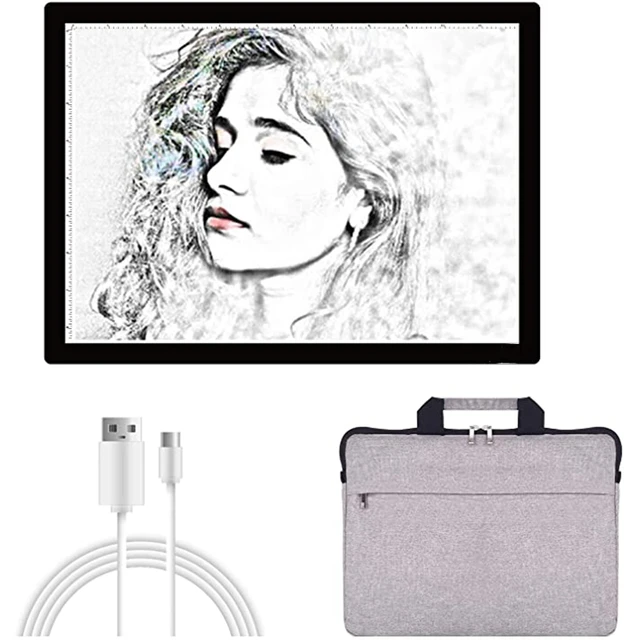 A4 Portable Led Light Box Drawing Board Artist Draw Pad,tracing Drawing  Table Tattoo Pad - Advertising Lights - AliExpress