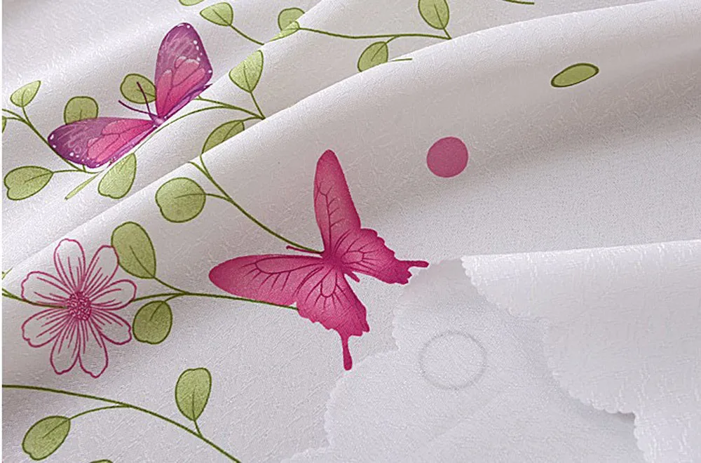Butterfly Calico Finished Product Cloth Window Screens Curtain | Дом и сад