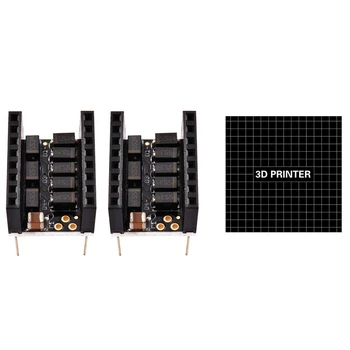 

2Pcs Mks Stepstick Smoother Protector Vibration Filter & 1Pcs 3D Printer Heated Bed Platform Matte Sticker 400X400Mm