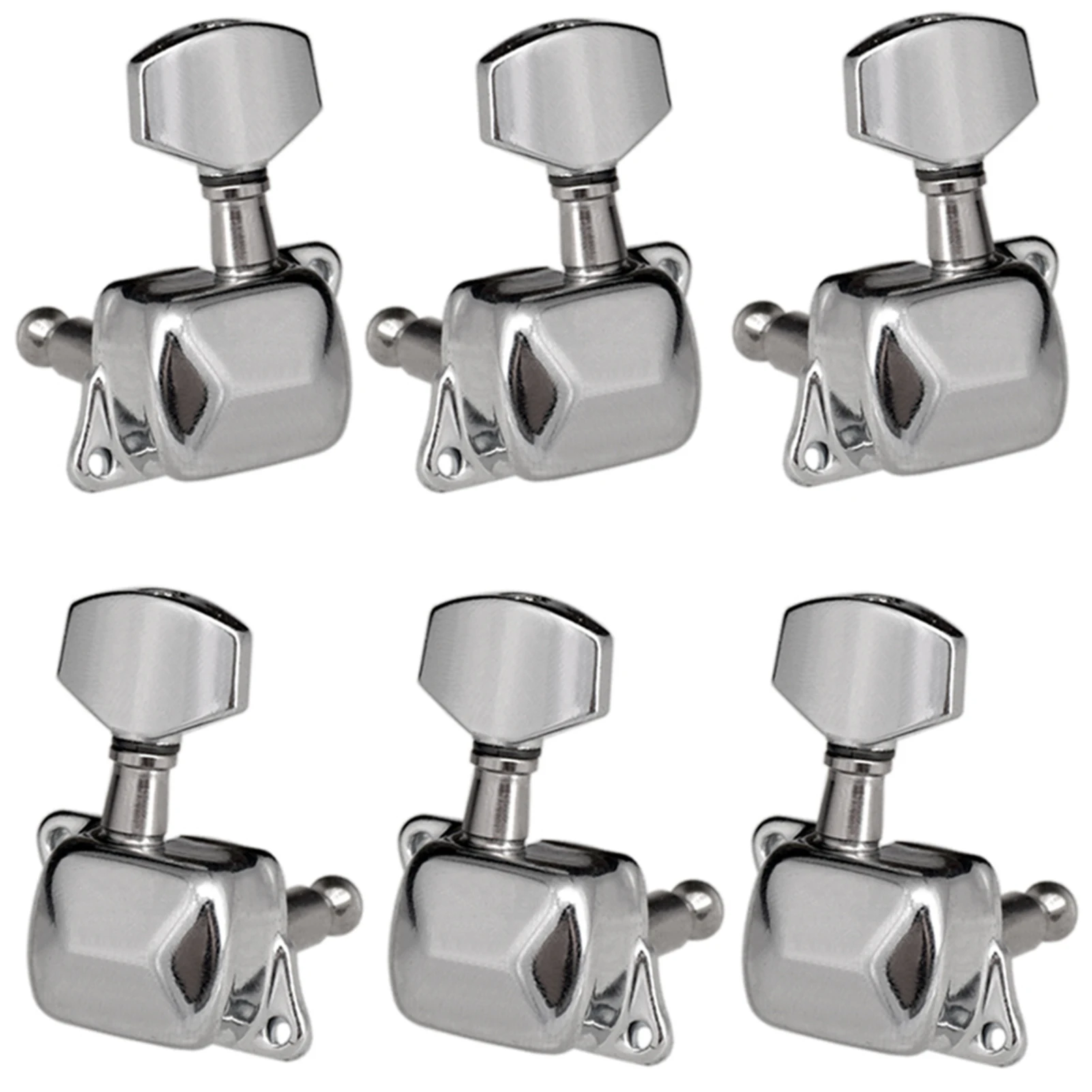 6 Pcs Guitar String Tuning Pegs Tuner Semiclosed Tuner Machine Heads