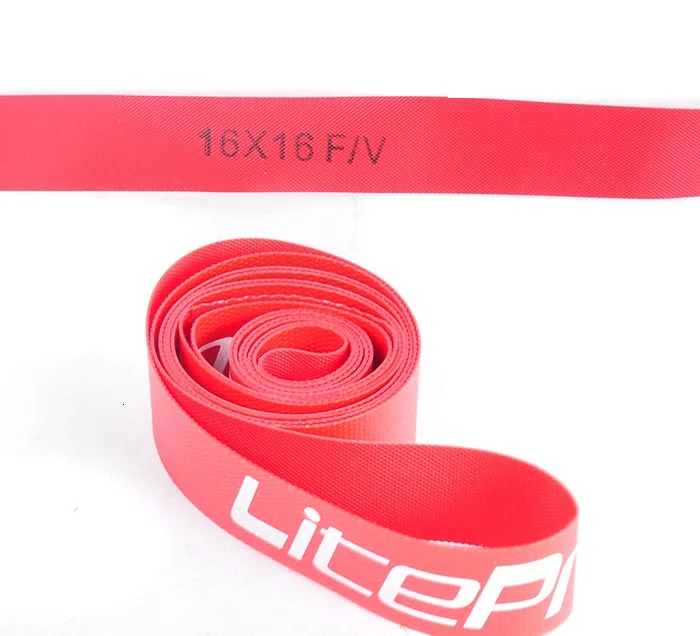 16 1Pair 1 пара LITEPRO нейлон герметизирующий слой бескамерной шины для велосипедов обод подкладка 14/16/18/20 дюймов 406 451 складной велосипед шины велосипедные аксессуары - Цвет: 16 1Pair