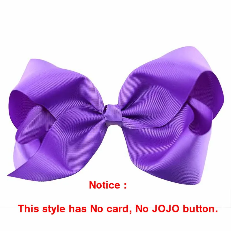 8 дюймов Jojo Siwa банты с зажимом большая заколка для волос для детей ручной работы печатные ленты бант Jumbo вечерние аксессуары для волос для девочек заколка для волос - Цвет: C27