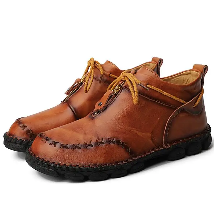 

high quality men's shoes men's leather short boots men shoes