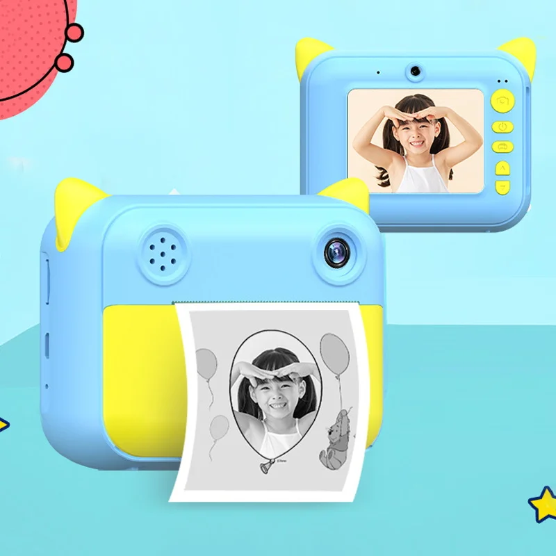 

New Kids Instant Print Camera For Children Camera 1080P Digital Camera For Kids Photo Camera Toy Birthday Gift For Girl Boy