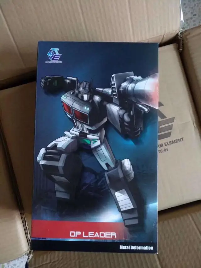 IN BOX Трансформирующий элемент TE01 TE-01 OP Commander фигурка Новая игрушка двойные головы - Цвет: IN BOX