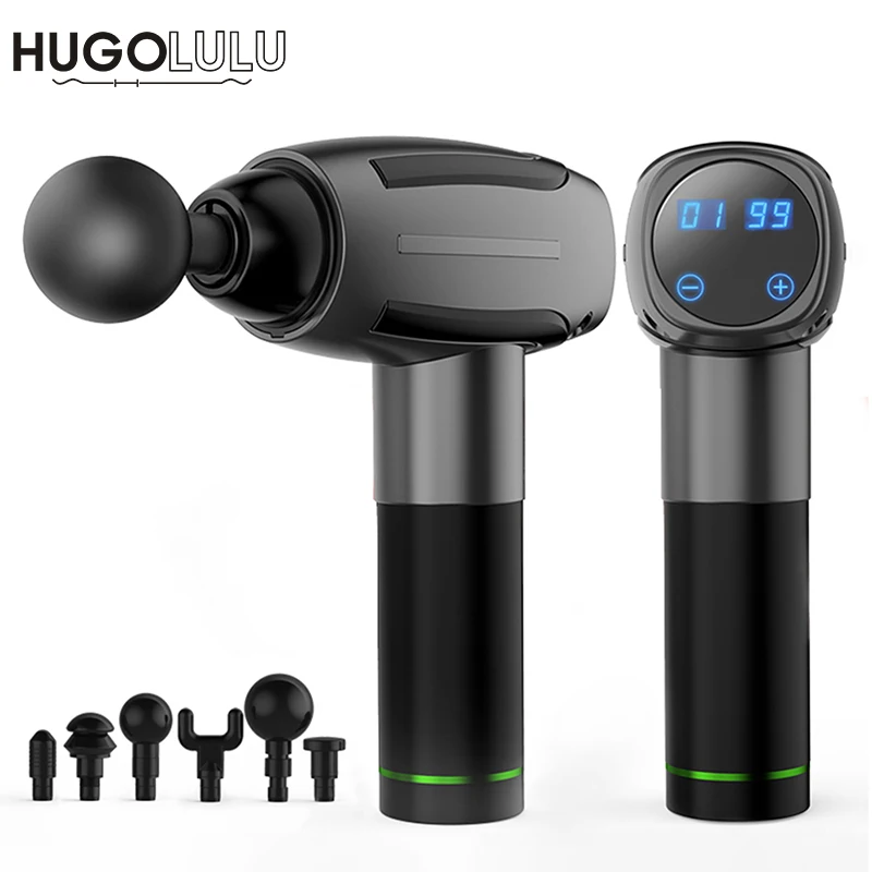 Dropshipping HG05 LCD touch screen Tissue Massage Gun Muscle Management Training Exercising Body Relaxation Shaping |
