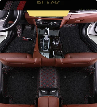 

Custom car floor mats 2 layer foot mats for Honda All Models City civic crider vezel fit Accord CRV XRV Odyssey Jazz crosstour