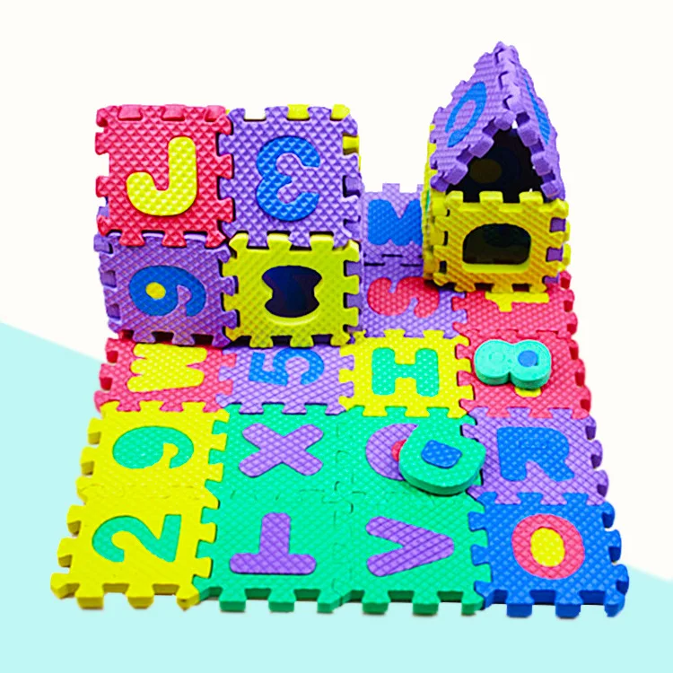 

36pcs/set mini EVA Foam Alphabet Letters Numbers Floor Soft Baby Mat puzzle early Educational toys children