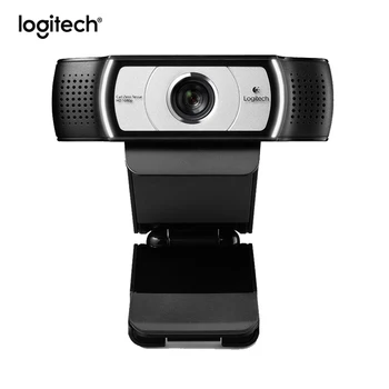 Original Logitech C930C HD Smart 1080P Webcam with Cover for Computer Zeiss Lens USB Video camera 4 Time Digital Zoom Web cam 1