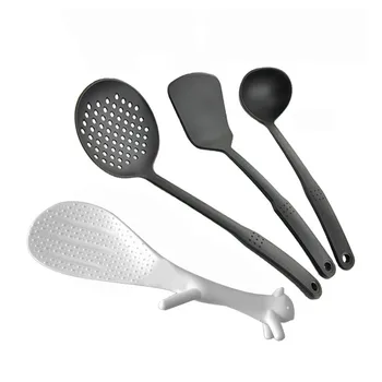 

3/4pcs Nylon Cooking Tools Kitchenware Set Helper Kitchen Supplies Non-stick Rice Spoon Utensils Baking Turner Multi-function