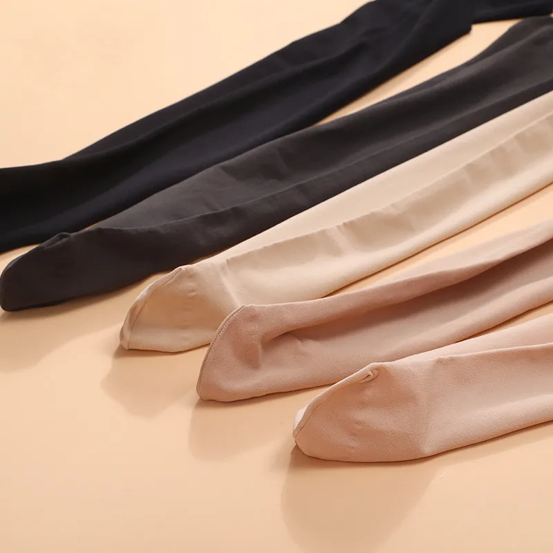 DOIAESKV Women Pantyhose Plus Size 120D Warm Autumn Winter Lined Tights High Waist Female Stretchy Slim Skinny Velvet Stockings - Image 6