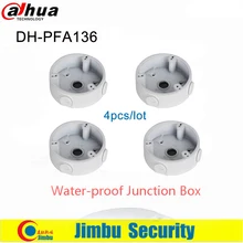 Dahua IP камера водонепроницаемая распределительная коробка PFA136 4 шт./лот кронштейн крепления камеры DH-PFA136 для мини купольной камеры