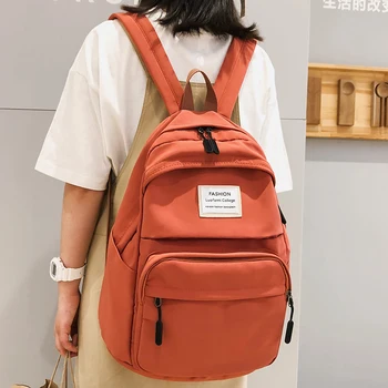 

Female Fashion backpack Waterproof women school bags for teenage girls nylon ladies backpack Student kawaii luxury bag Cute book