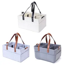 Organisateur de caddie à langer boîte de rangement de bébé organisateur de voiture Portable essentiels de nouveau né cadeaux de réception de bébé 