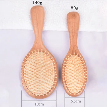 

1 Comb Hair Care Brush Massage Wooden Cushion Massage Comb Antistatic Spa Bamboo Airbag Hair Comb Head Promote Blood Circulation
