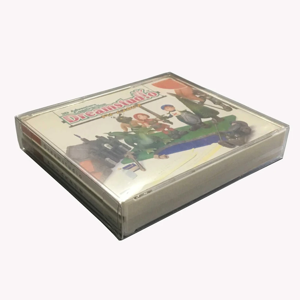 Прозрачная коробка для PS1/DC Dreamcast/SS коробка для карточных игр пластиковая ПЭТ защитная коробка для хранения
