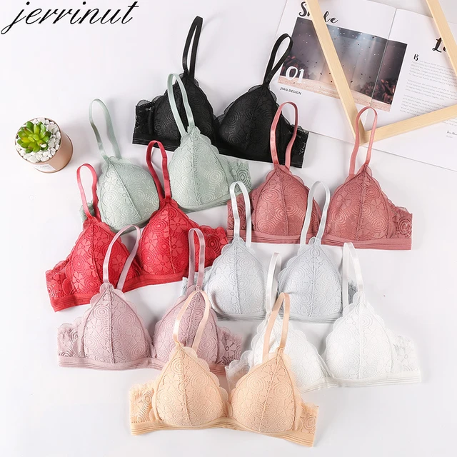 Jerrinut Sexy Underwear Women's Bra Push Up Lace Bras For Women