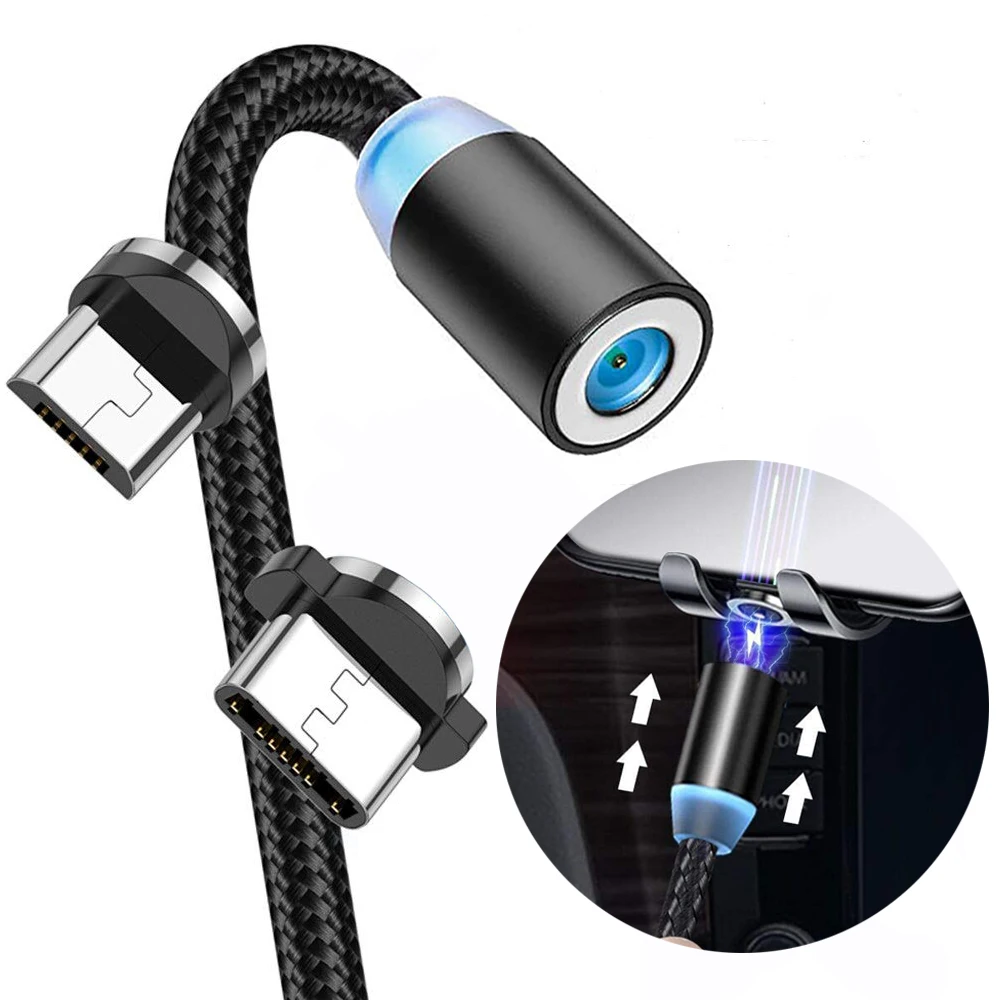 Universal Magnetic Fast Charging Cable - Type C & Micro USB