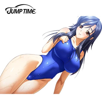 

JumpTime 13cm x 9.9cm Kuro no Kyoushitsu Anime Sexy Girl JDM Vinyl Car Sticker Window Wiper Decal