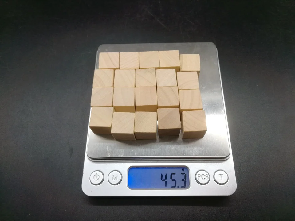 4*5 pcs 15 mm Wooden Cube Puzzle Laser Engraving Customzie Gift DIY Toy Hobby
