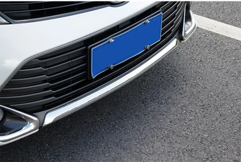 

For Toyota Camry 2015 2016 2017 Not Fit American Car Model Exterior ABS Chromed Bottom Front Bumper Cover Trim Bar Decoration