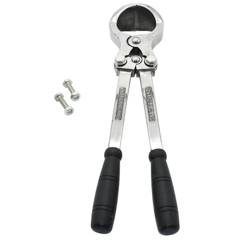 1Pcs Sheep Castration Pliers Stainless Steel Bloodless Castration Clamp Cattle Goat Wether Pliers Carbon Castration Pliers