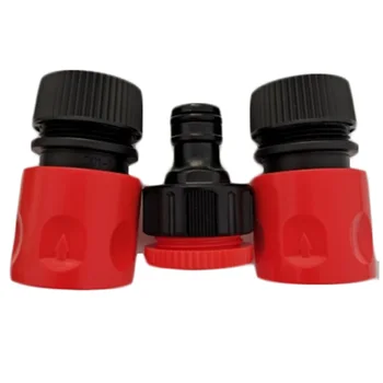 

2 Sets 18mm 3/4\" Garden Lawn Water Hose Pipe Connector Fitting Tap Adapter Kit 18mm Click-on Hose Connectors