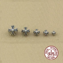 Стерлинговое Серебро S925, бусины, персонализированные, модные, классические, ювелирные изделия, крест, бусины, сделай сам, аксессуары для отправки, подарки для влюбленных, новинка