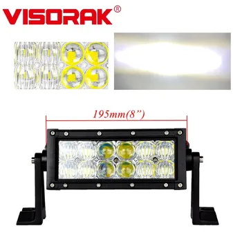 

VISORAK 8 inch 5D Offroad LED Work Light Bar Truck 4x4 4WD ATV LED Bar For 4x4 4WD SUV ATV Car Truck Offroad Tractor