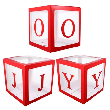 

1 Set Creative Unique Christmas Cool Balloon Case Surprise Box Balloons Box Christmas for Festival Wedding Birthday Party