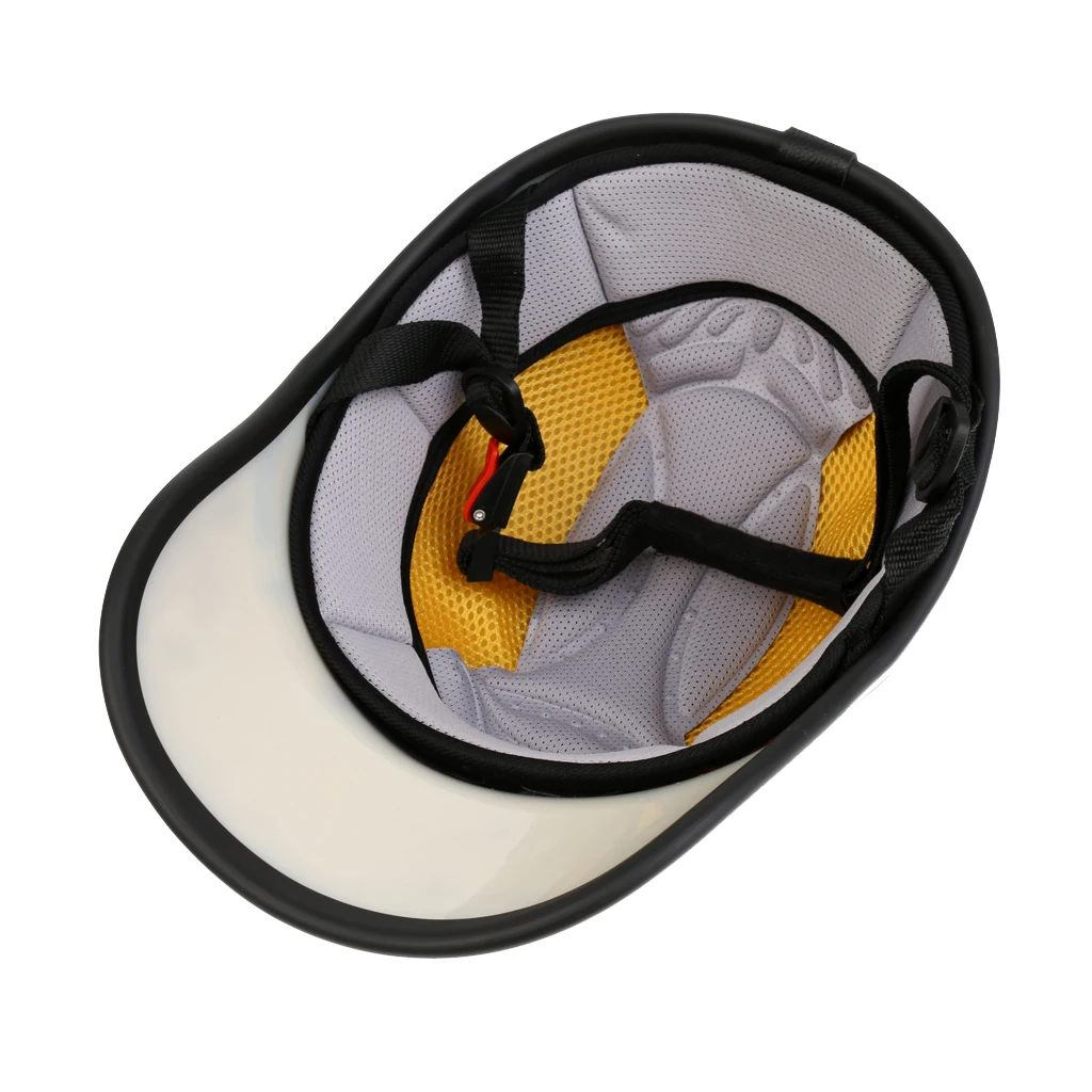 Baseball Cap Style Motorcycle Bike Helmet Anti-UV Safety Hat Visor Adjustable Safety Bicycle Helmet Head Protector