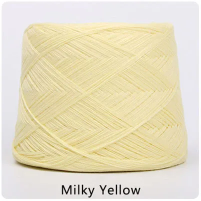 Milky Yellow Meetee 1 шт. = 250g хлопчатобумажной пряжи для линии хлопок и шерсть ручное ткачество 8-удельный вес синтез молочная хлопковая Детская Пряжа DIY свитер линии - Цвет: Milky Yellow