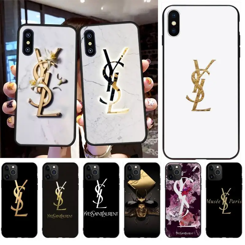 

NBDRUICAI Famous French Luxury Brands DIY Luxury Phone Case for iPhone 11 pro XS MAX 8 7 6 6S Plus X 5S SE XR case