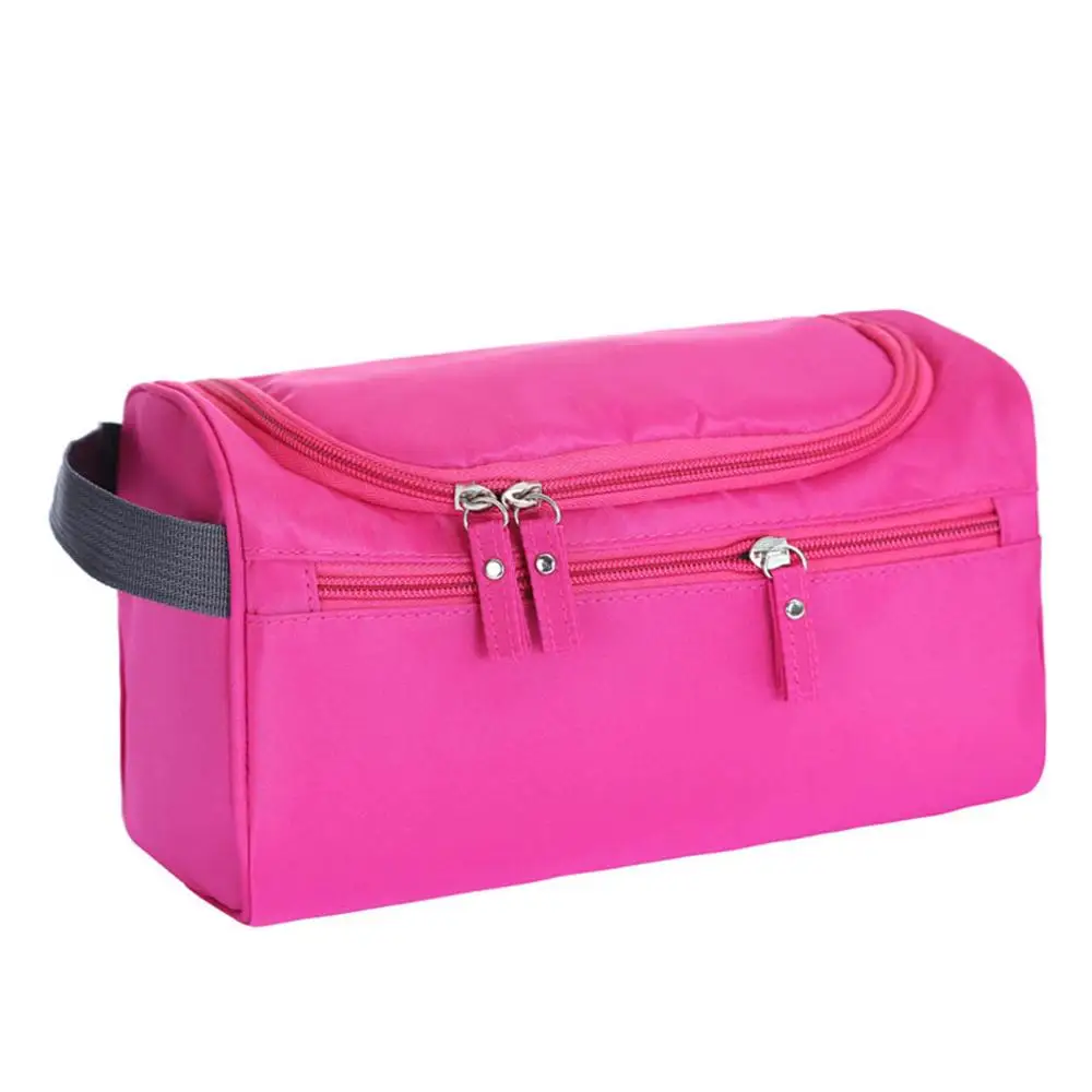 Портативная Водонепроницаемая бритва для мытья шампуня, сумка для хранения для мужчин и женщин, сумка-Органайзер для шампуня и полотенца - Цвет: Hot Pink