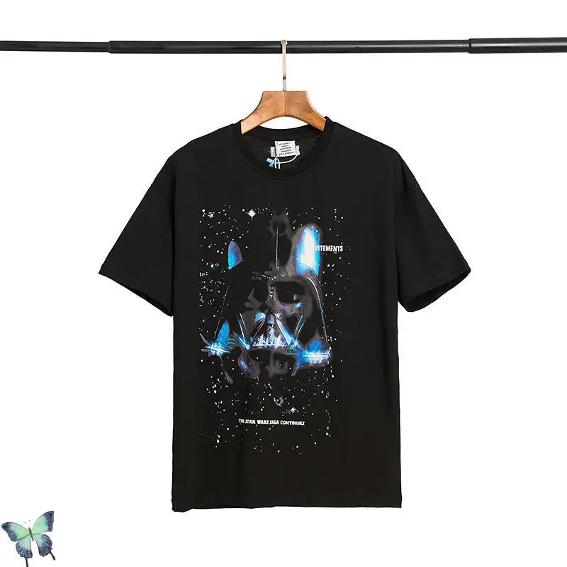 

Vetements Oversized T-shirt Star Wars Couple T Shirt Mask Top Quality Tees