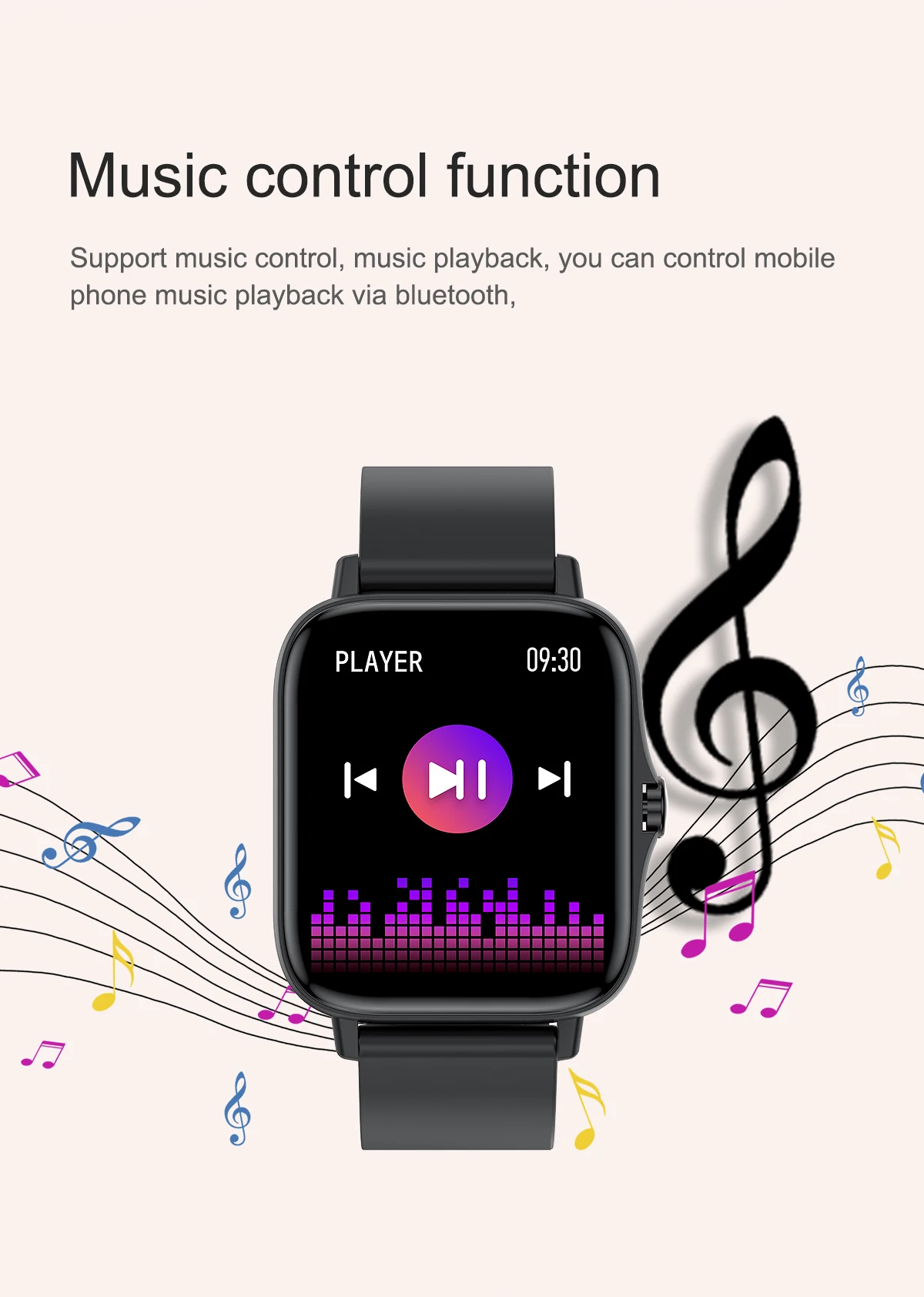T42 Men Women Smart Watch Bluetooth Call Heart Rate Monitor Waterproof Fitness Tracker Sports Smartwatch For Xiaomi Huawei Phone
