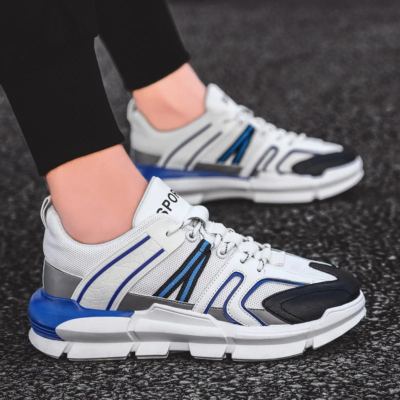 

2020 New Style Spring And Autumn MEN'S Shoes Trend Versatile Athletic Shoes INS Dad Trendy Shoes Social Lively Fella Skate Shoes
