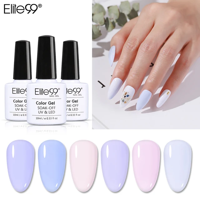 Elite99 10ml Licht Farbe UV Gel Polish Soak Off UV LED Lack Hybrid Für Maniküre Semi Permanent Gel Nagel polnischen Farbe Nagel Kunst