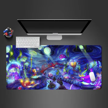 

Interesting Sea Animal Mousepad High QualityRubber Mouse Pad Locking Edge Large Mouse Mat PC Computer Laptop keyboard Anime Pad