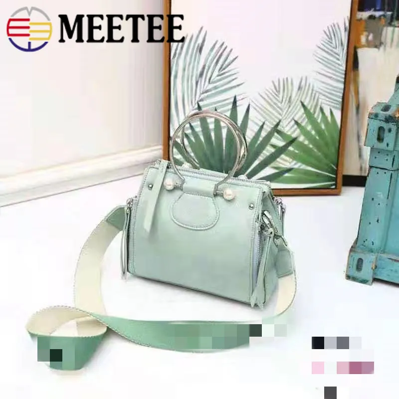 Meetee 2/6 шт. O D кольцо металлические ручки жемчужный Декор 9 5 см круг для сумки