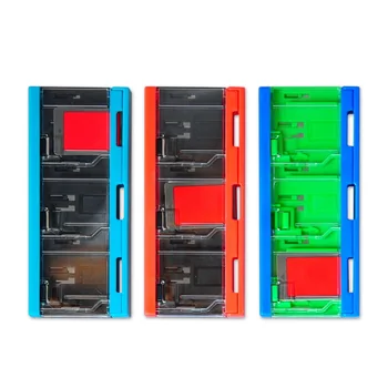 

Game Cassette Storage Box 6 Grid Bouncing Portable Card Holder Case For Nintendo Switch