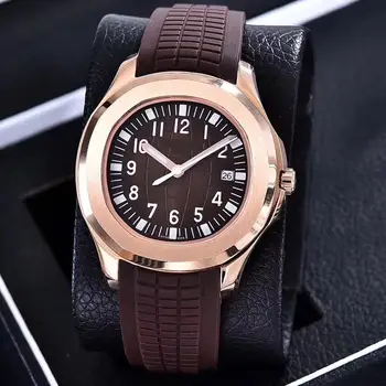 

luxury brand watch 39mm Automatic 2813 movement steel case comfortable rubber strap stainless steel clasp AAA watches 3