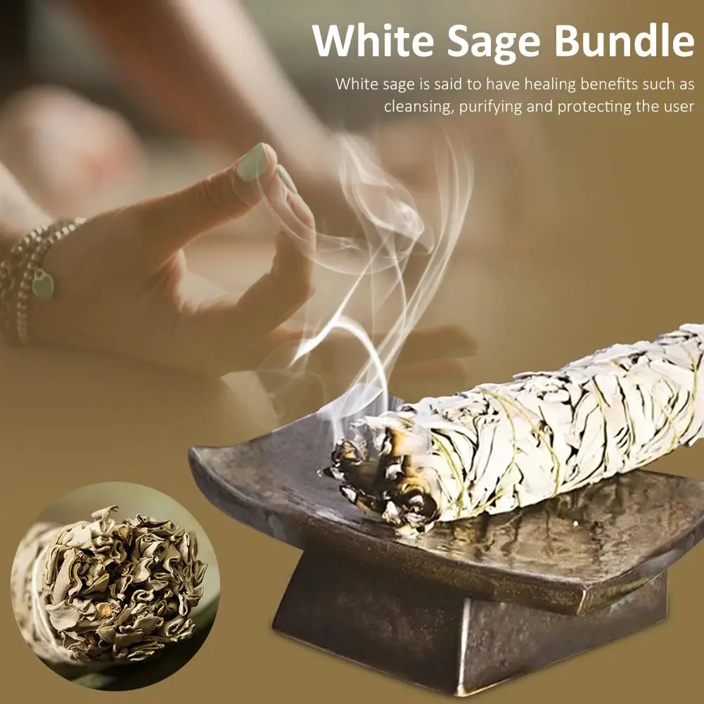 

White Sage Bundle Smudge Stick Purification Home Air Fresheners Spiritual Incense Burning for Healing and Meditation